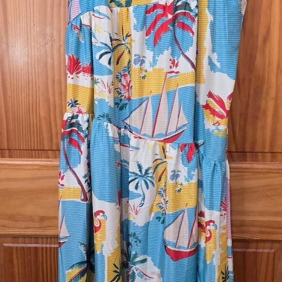 Dresses & Skirts - True Destination tropical dress XL